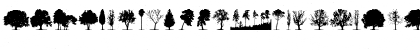 trees TFB Regular Font trees TFB Regular Font