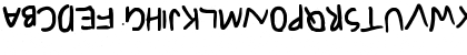 upside down surprise by georgia Regular Font upside down surprise by georgia Regular Font