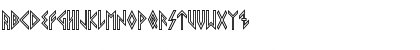 VIKING, YOUNGER Runes Regular Font VIKING, YOUNGER Runes Regular Font