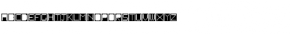 WLM Pixel Party Black Fill Regular Font