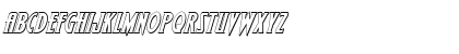 Wolf's Bane II 3D Italic Italic Font