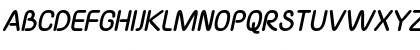 Yaahowu Thick Italic Italic Font