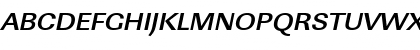 URWLinearTExtWid Bold Oblique Font