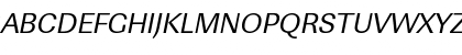URWLinearTWid Oblique Font