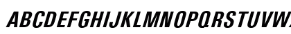 Utah Condensed BoldOblique