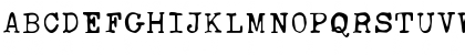 Ana's Rusty Typewriter Regular Font Ana's Rusty Typewriter Regular Font
