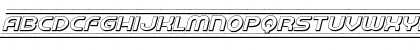 Barcade 3D Italic Italic Font