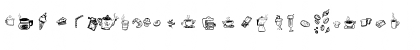 Doodle Coffee Scents Regular Font Doodle Coffee Scents Regular Font
