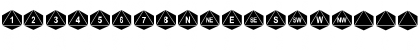 DPoly Eight-Sider Regular Font DPoly Eight-Sider Regular Font