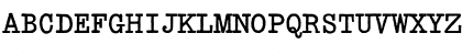 TypeWriterRomanConde Regular Font