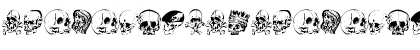 SKULL FONT Regular Font SKULL FONT Regular Font