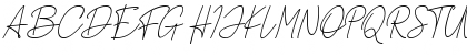 Alamanda Santika Signature Regular Font
