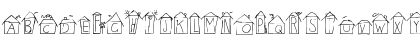 Alphabet Houses Regular Font