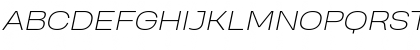 Heading Pro Wide Trial ExtraLight Italic Font