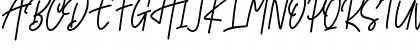 Monoline Signature Regular Font