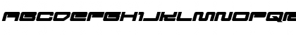 Ranger Force Expanded Italic Regular Font