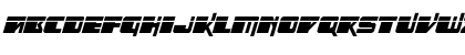 Space Runner Laser Italic Regular Font