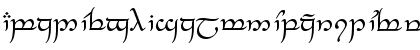 Tengwar Feanor Regular Font Tengwar Feanor Regular Font