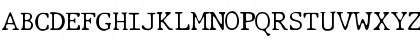 JMH Typewriter dry Thin Regular Font