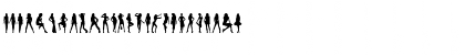 Model Woman Silhouettes Regular Font