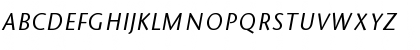 AldrichSansItalic Regular Font