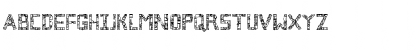 Broken Cyborg Outline Regular Font