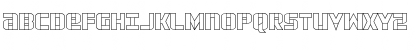 Force Commander Outline Regular Font