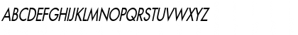 Fusi-Condensed Italic Font