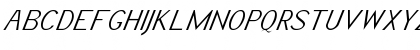 Memo-Italic Normal Font