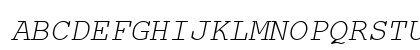 Courier New Cyr Italic