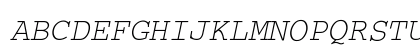 Courier-Oblique Regular