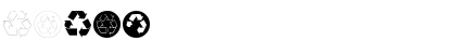 Recycle-Normal Regular Font Recycle-Normal Regular Font