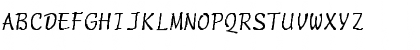 Script-Normal-Italic Regular Font