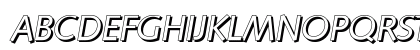 SaxonyDropShadow Italic