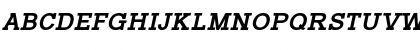 Typo Slab Bold Italic Font