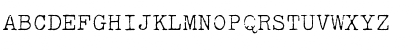 VTypewriter Regular Font