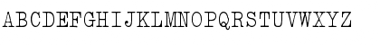 VTypewriter Regular Font VTypewriter Regular Font