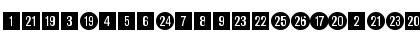 CircledNumbers DB Regular Font