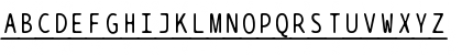 BPtypewriteUnderscored Regular Font BPtypewriteUnderscored Regular Font