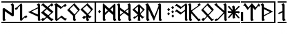 Cirth Erebor-1 Regular Font Cirth Erebor-1 Regular Font