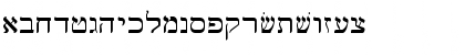 Hebr䩳ch (HEBGRI) Regular Font