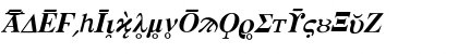 HellenicaExtras BoldItalic Font HellenicaExtras BoldItalic Font