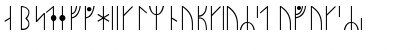 Short-Twig Runes Regular Font