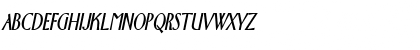 Wright-Condensed Bold Italic Font