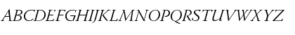 Warnock Pro Light Italic Subhead Font