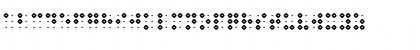 Braillenum Hollow Bold Font Braillenum Hollow Bold Font