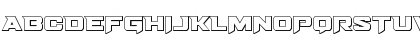 Bomber Escort Outline Regular Font