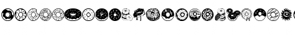 Donuts Icons Regular Font