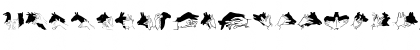 Hand Shadows Icons Regular Font Hand Shadows Icons Regular Font