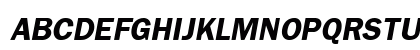 Franklin Gothic Bold SSi Semi Bold Italic